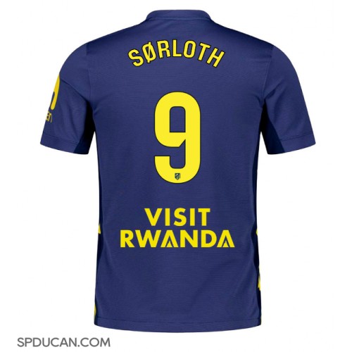 Muški Nogometni Dres Atletico Madrid Alexander Sorloth #9 Gostujuci 2025-26 Kratak Rukav Muški Nogometni Dres Atletico Madrid Alexander Sorloth #9 Gostujuci 2025-26 Kratak Rukav